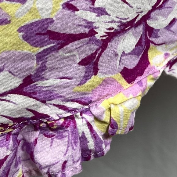 Betsey Johnson Intimates Babydoll Top Cami Slip Nightie Medium Flower Floral Lac - Picture 10 of 11